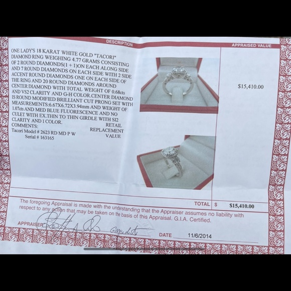 Tacori Engagement Ring - Picture 8 of 8